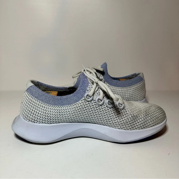 Allbirds Tree Dashers TD Running Shoes White & Blue Mens US Size 12 (270 Box 31) - Picture 4 of 9